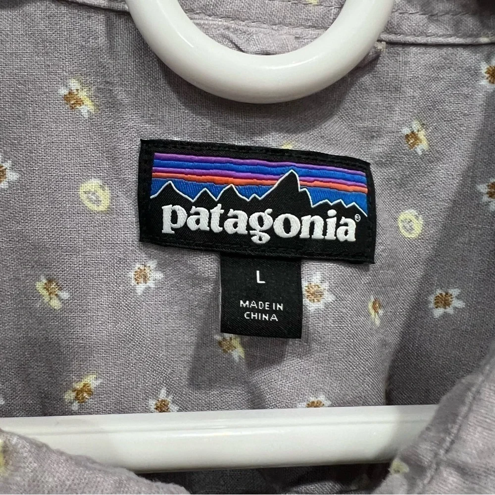 Patagonia Button Down Polo Shirt Men’s Size Large